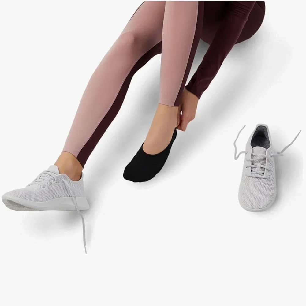 Black Socks - Mid Sport Liner Women's Socks (4 Pairs), Shoe Size: 8-12 — Peds